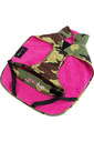 2023 Dryrobe Hund Mantel V3 DRV3 - Camouflage / Pink